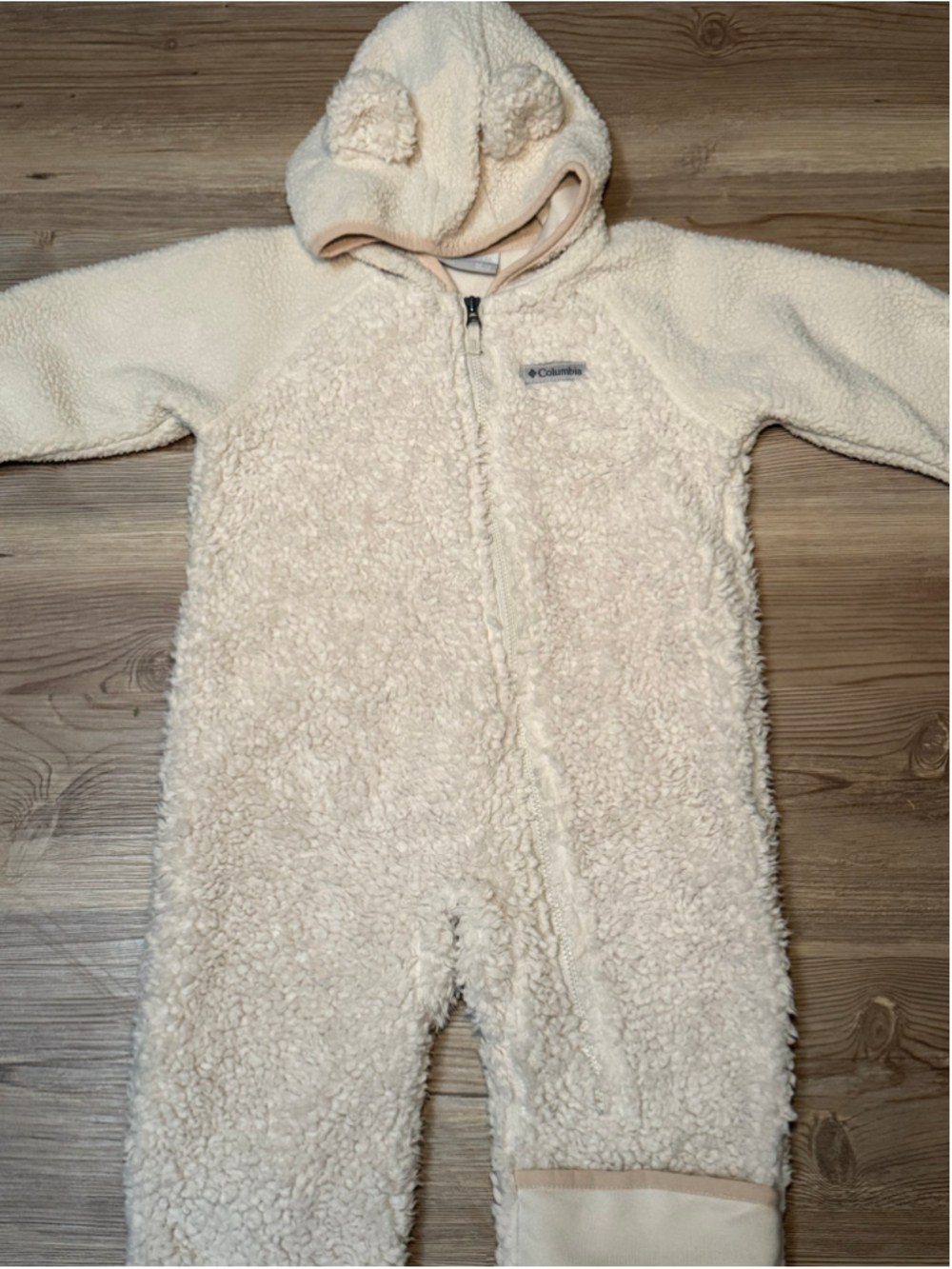 Columbia Foxy Baby Sherpa Bunting One Piece Size 12-18 Months